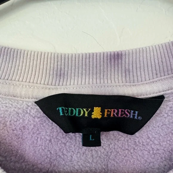 Teddy Fresh crew neck sweatshirt. Size large - Picture 4 of 6
